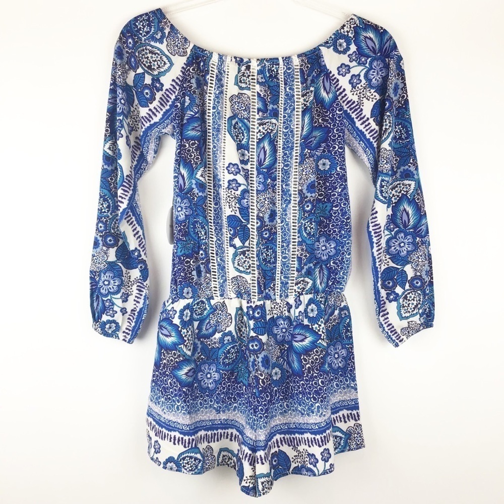 Tularosa Blue Rosa Romper l  XS